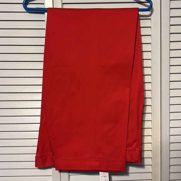 Brooks Brothers Elliot Pleated pants size 36x32 relaxed fit cuffed wrinkle free - Picture 3 of 9